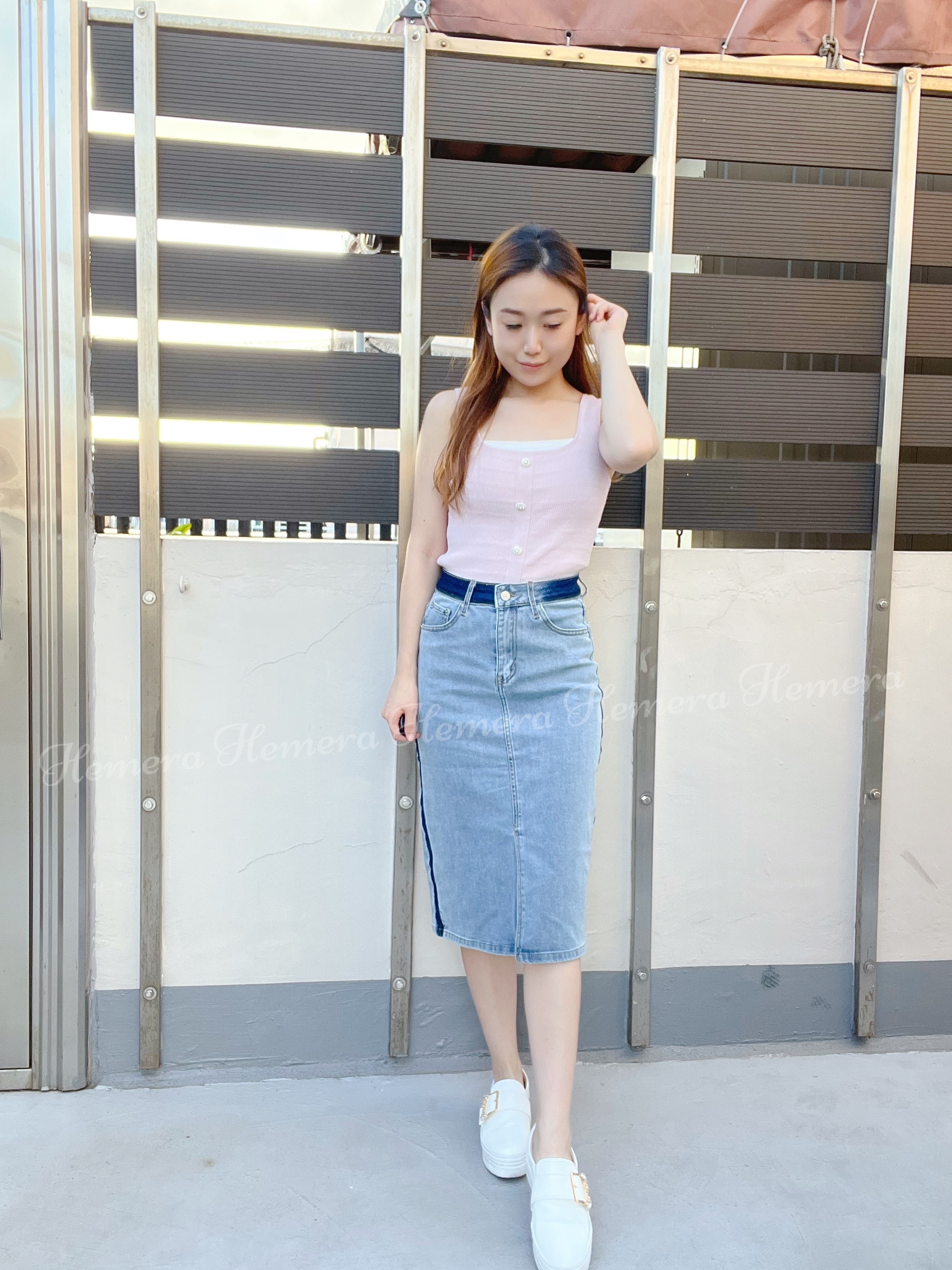 Denim Skirt SK22S0681LB