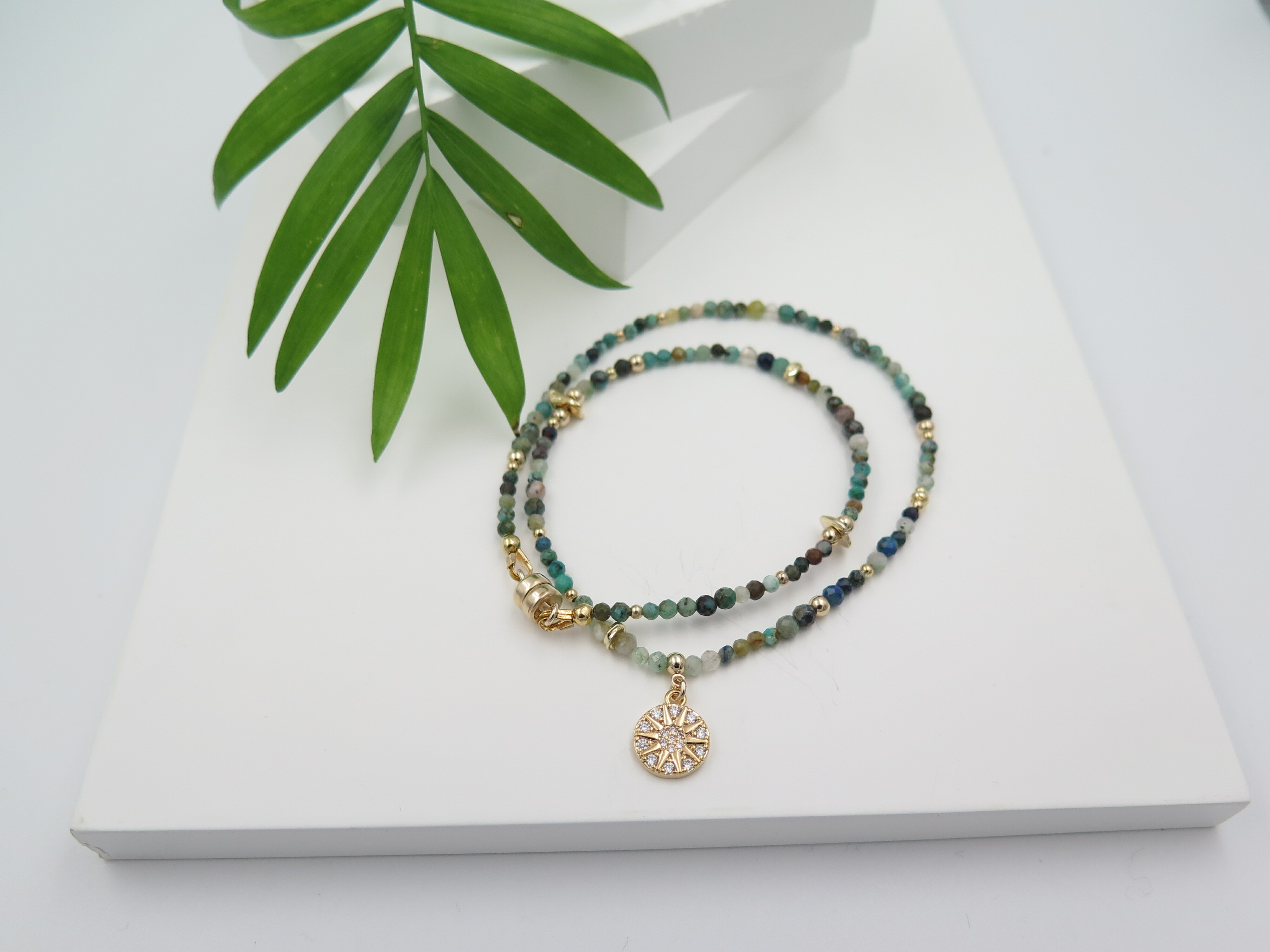 COLE COOL natural stone necklace tailor made for her