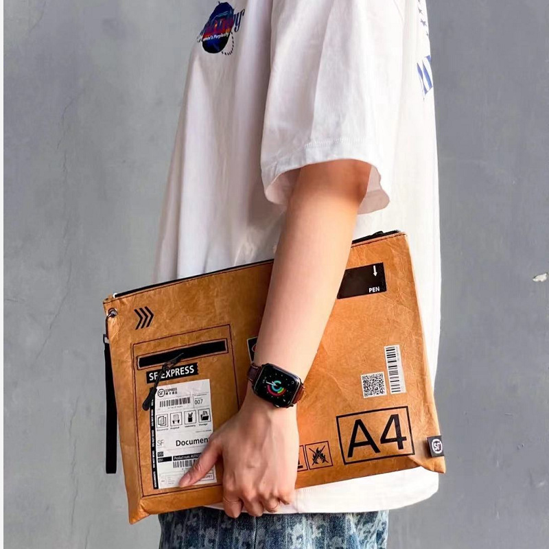 水洗牛皮筆電包