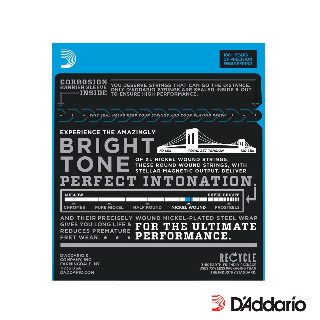 DAddario EXL 145 12-54 降弦專用 電吉他弦 公司貨