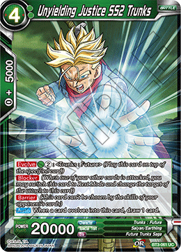 BT3-061 Unyielding Justice SS2 Trunks