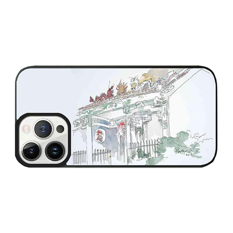 銅鑼灣天后古廟 ※ 法定古蹟雙龍戲珠脊飾與 ‧ 石灣陶塑浮雕