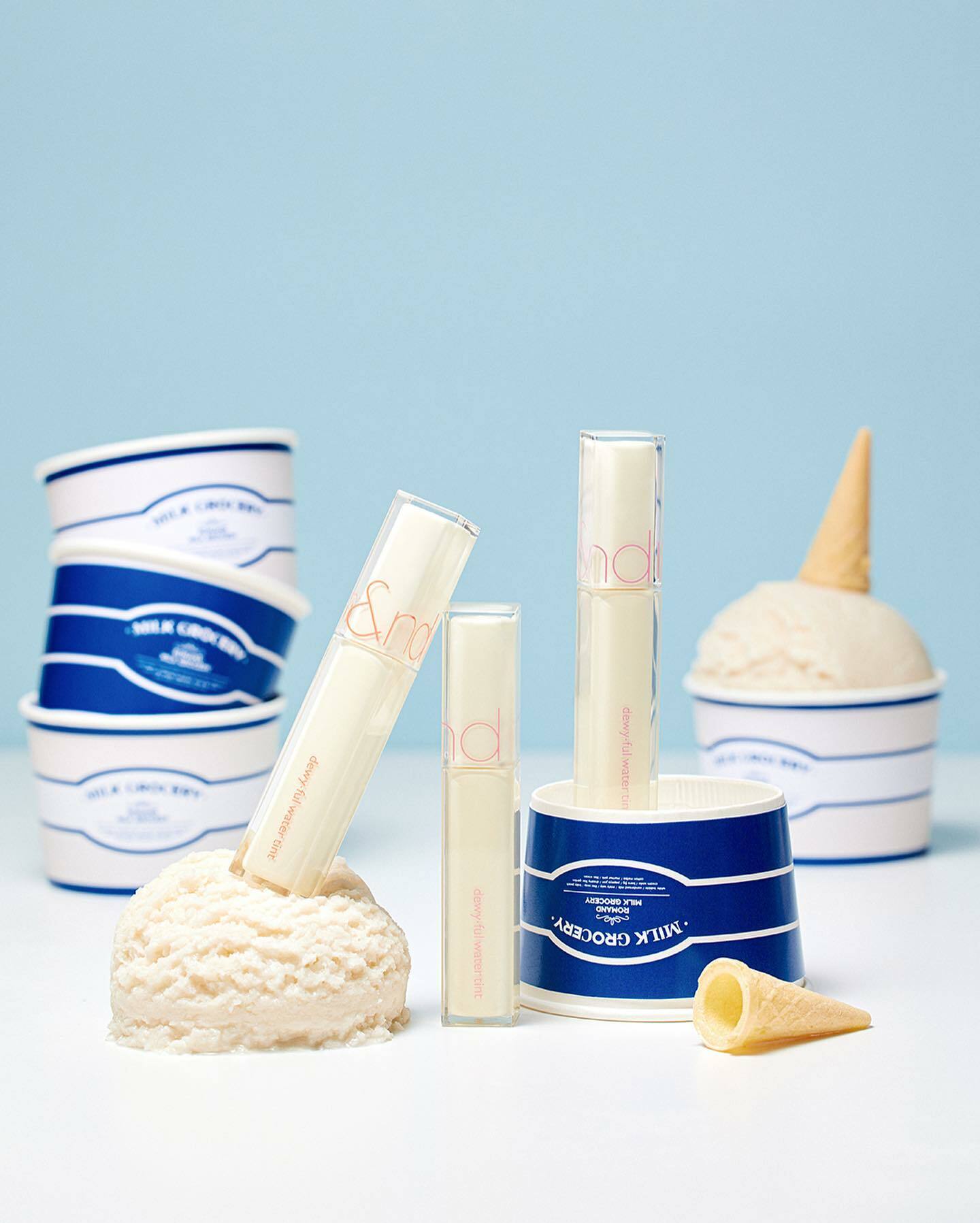 [ romand ] Dewyful Water Tint #Milk Grocery