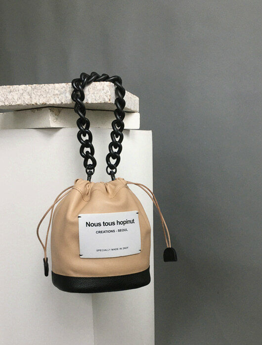 2NDF Pika Bag _Two Tone Beige