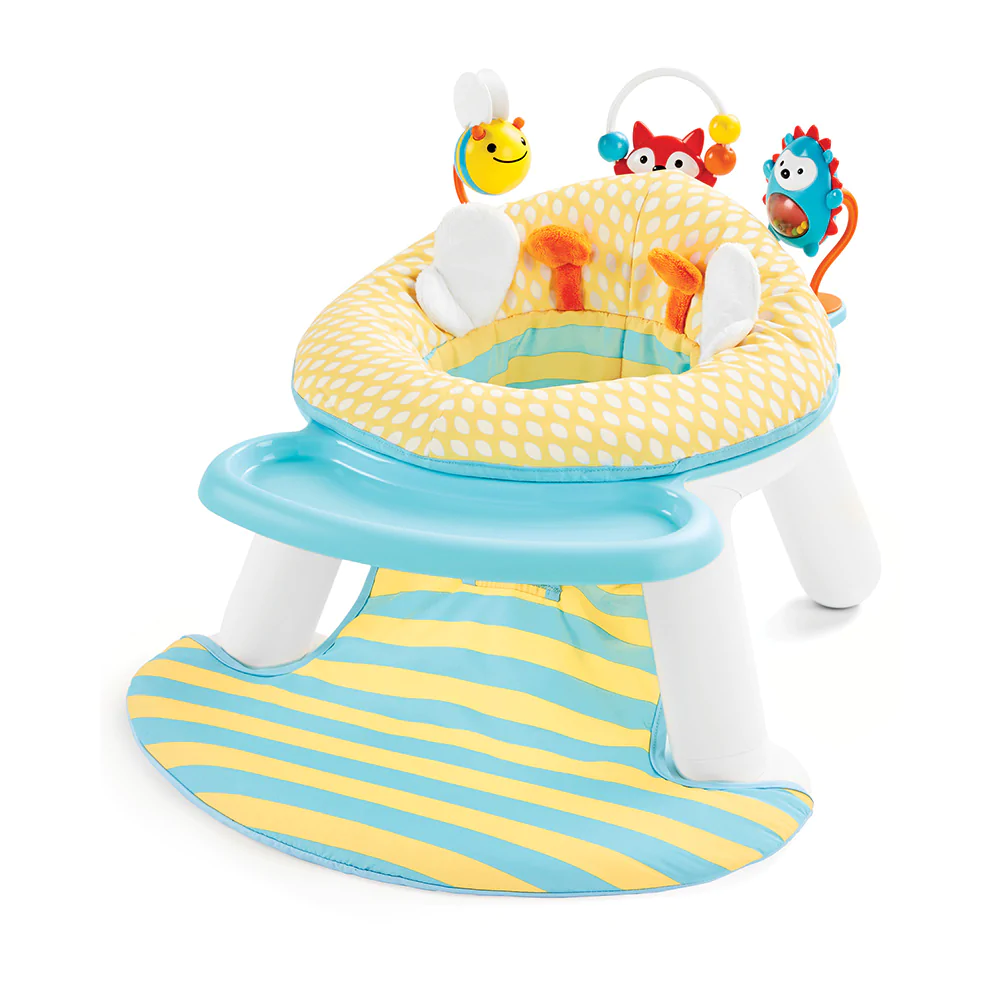 SKIP HOP EXPLORE & MORE 2-in-1 Activity Floor Chair - Bumblebee