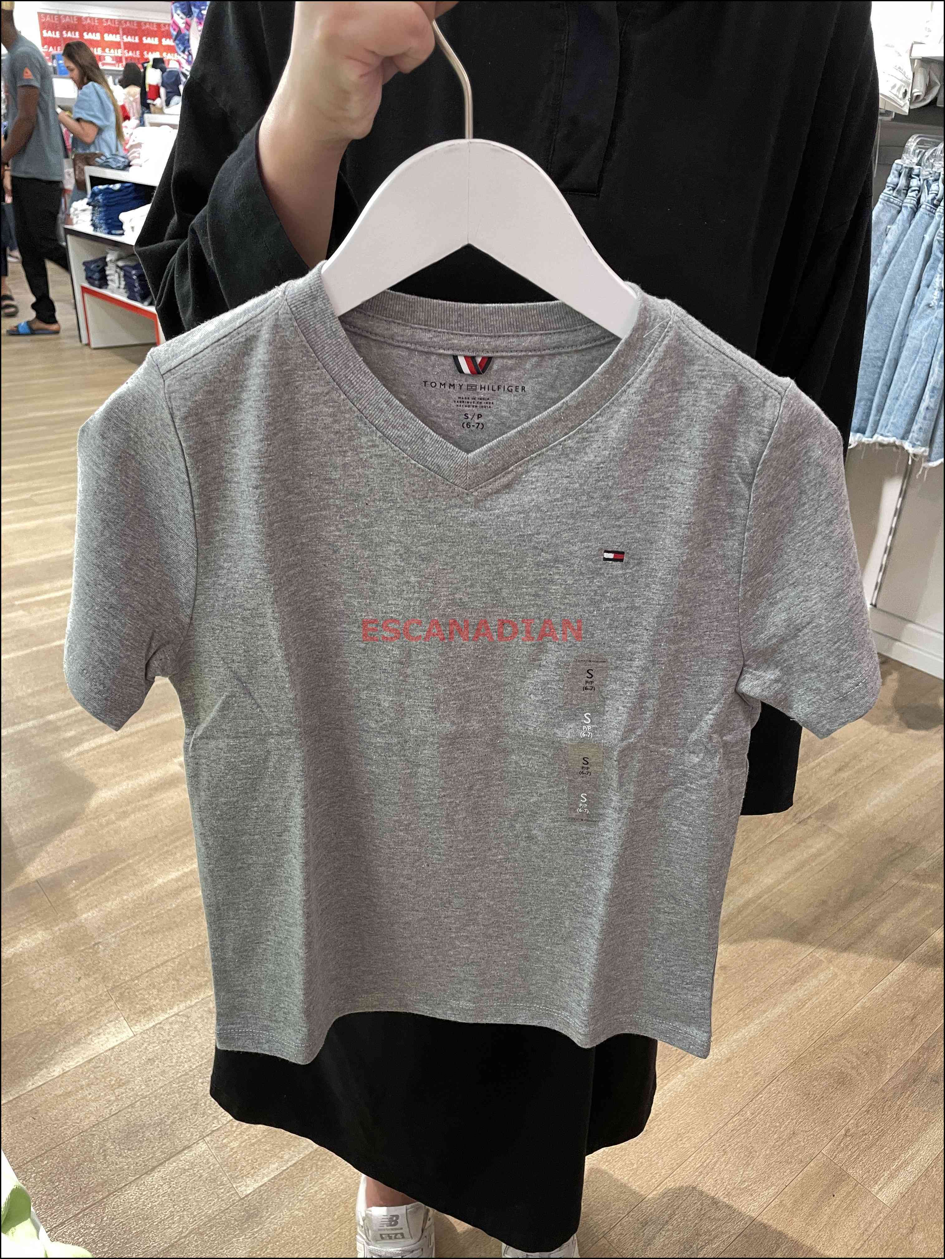 TOMMY 男大童 經典款 素面 V領 小LOGO 短TEE (3色)