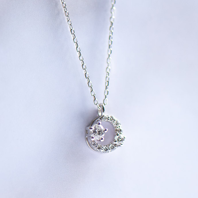 18K Little Starry Diamond Necklace