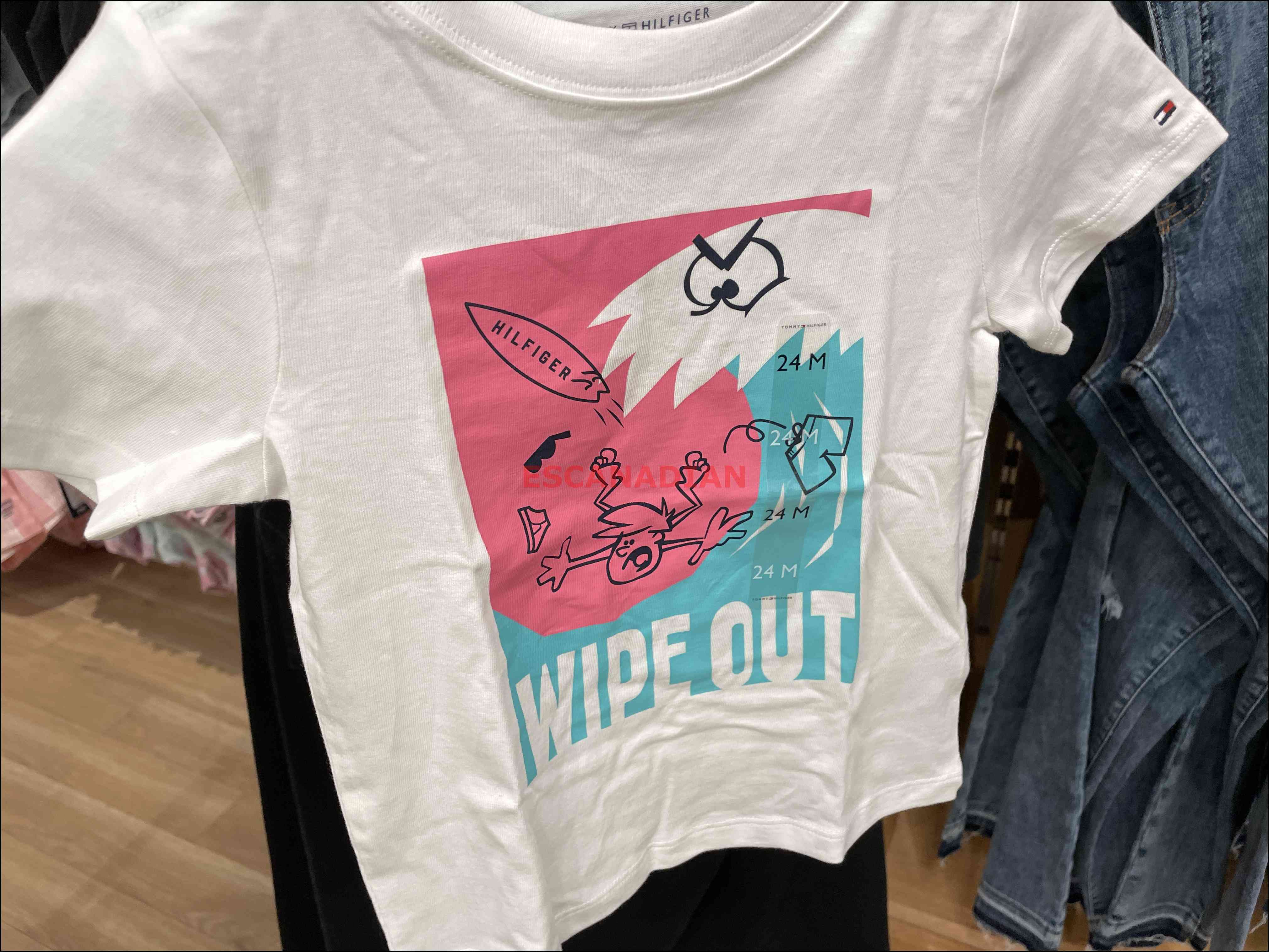 TOMMY 小童/BABY 圖案 短TEE