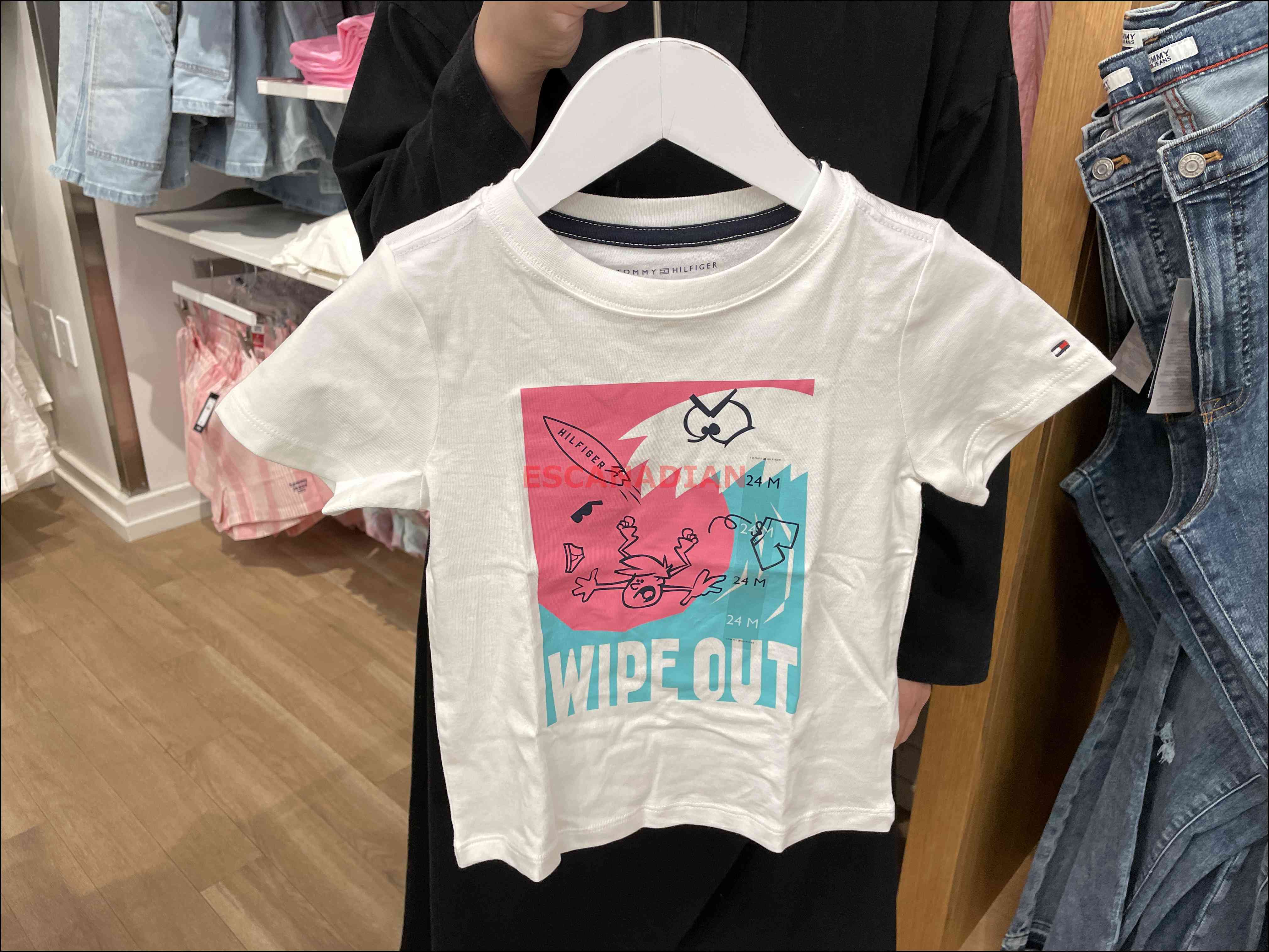 TOMMY 小童/BABY 圖案 短TEE