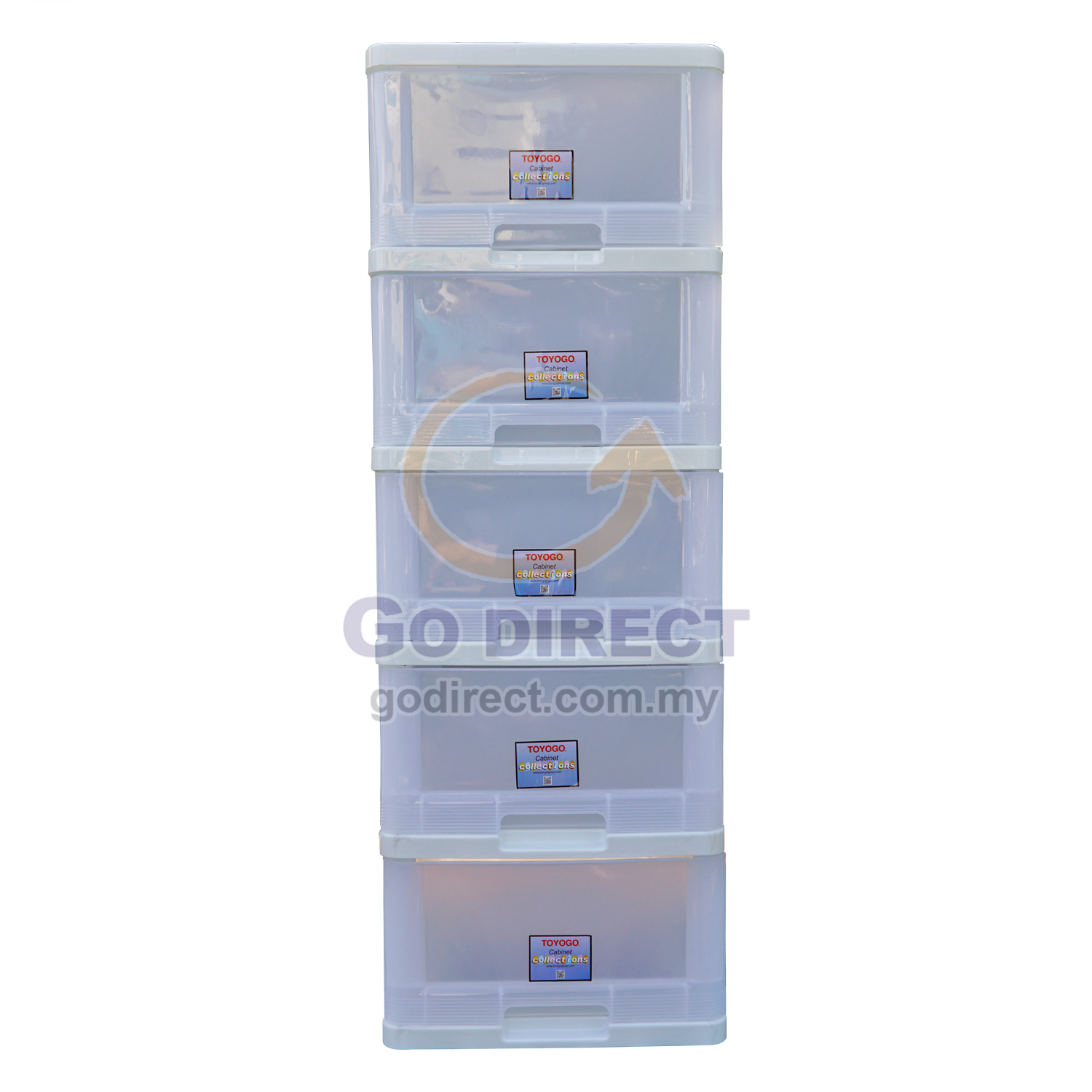 TOYOGO 6T Wide Plastic Storage Cabinet (609-6) Malaysia