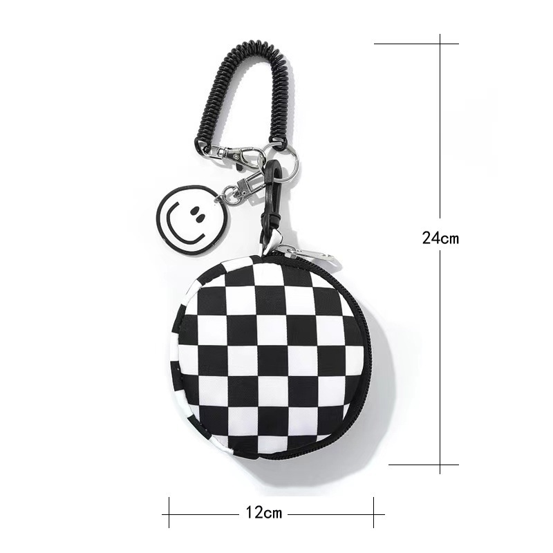 【SWMAY002】格紋設計彈性伸縮零錢包