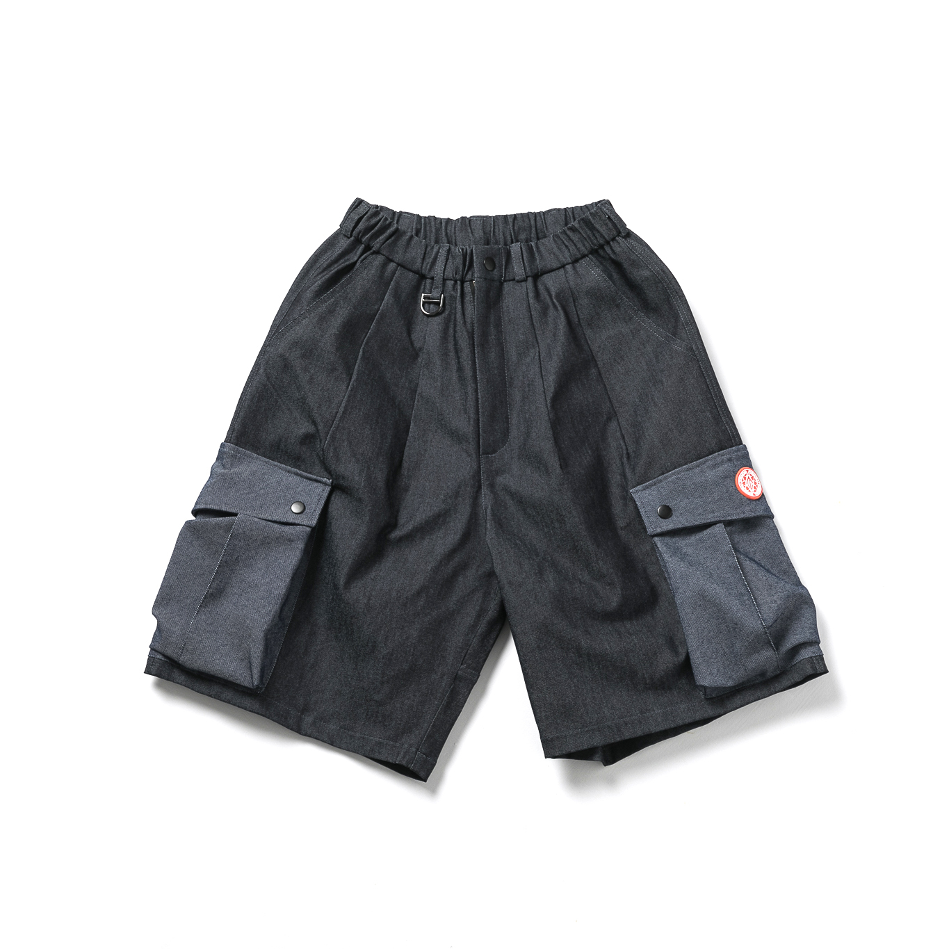 FEISTY 22SS INS DENIM POCKET SHORT 單寧 拼接 口袋短褲 男女款 FS-DS-06 [台灣現貨]