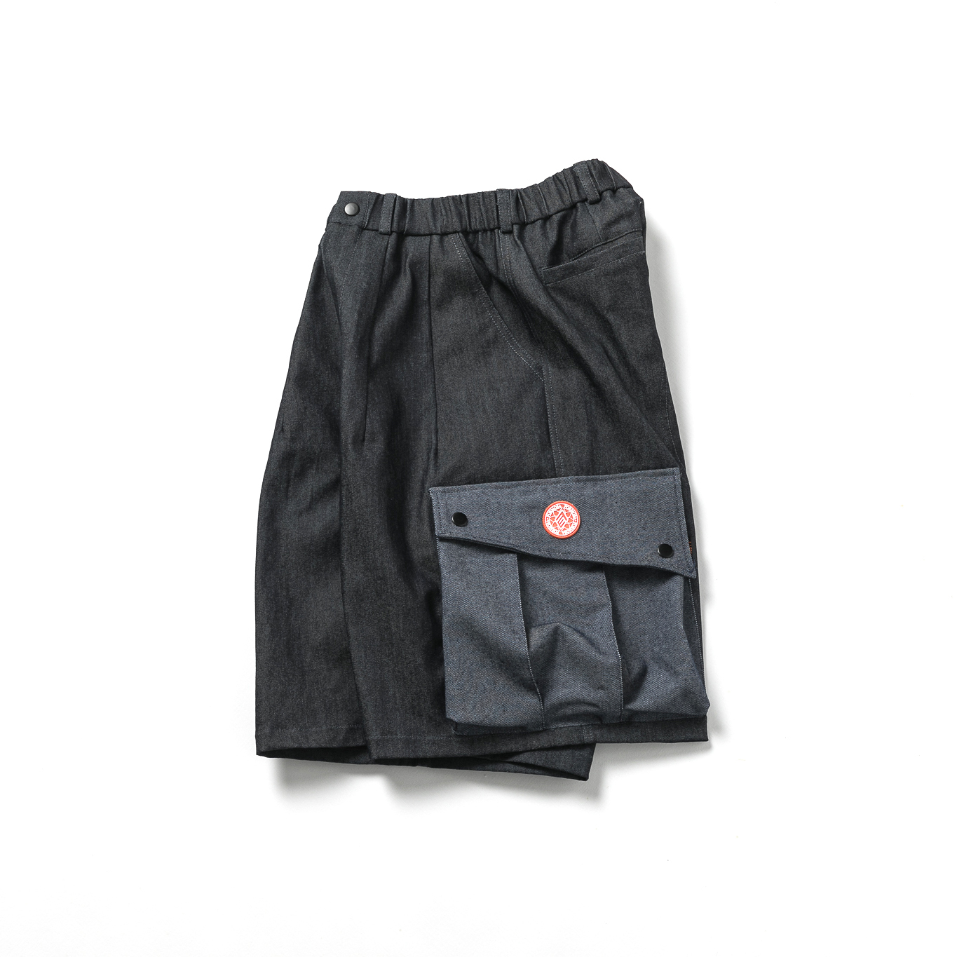FEISTY 22SS INS DENIM POCKET SHORT 單寧 拼接 口袋短褲 男女款 FS-DS-06 [台灣現貨]