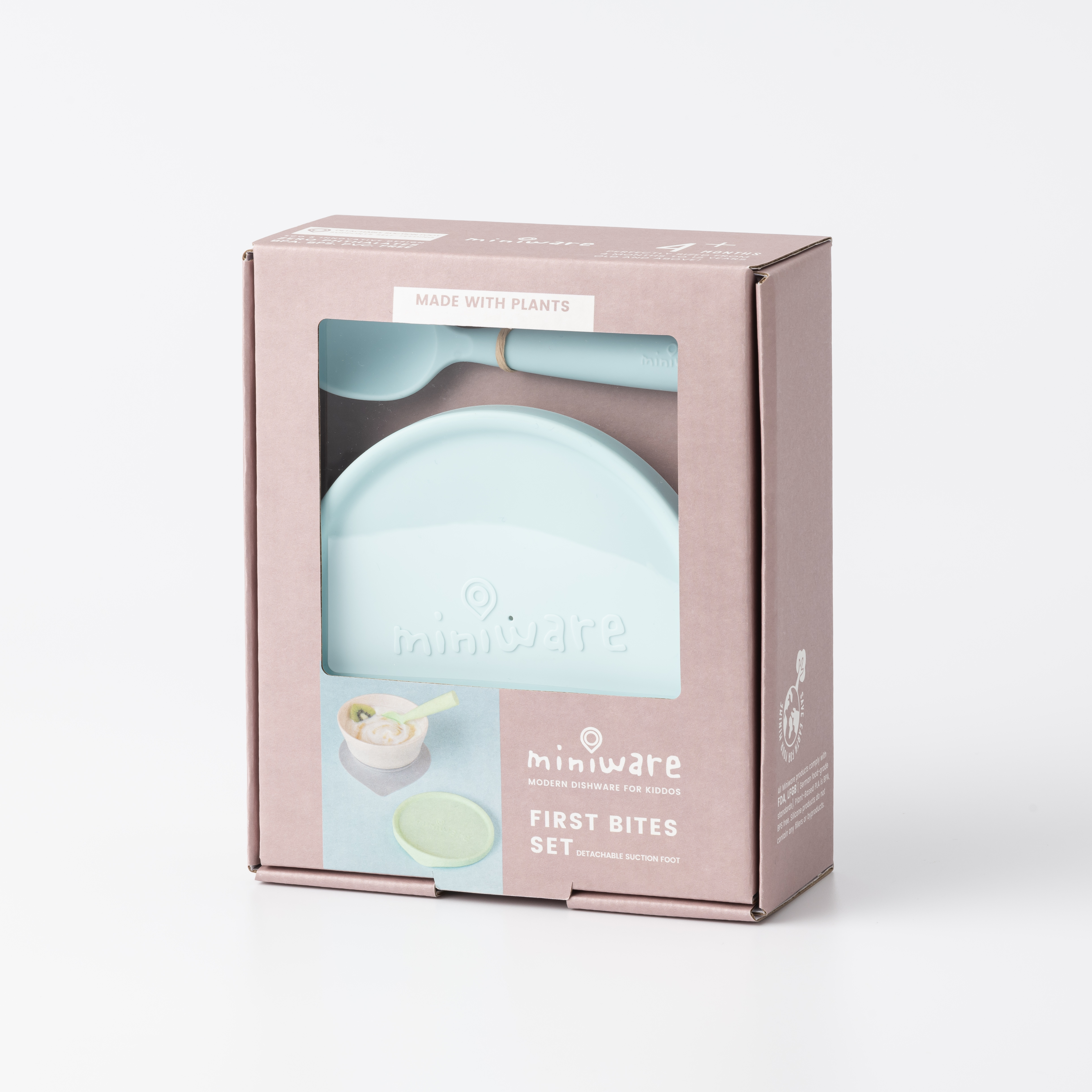 First Bite Set - Aqua/Aqua