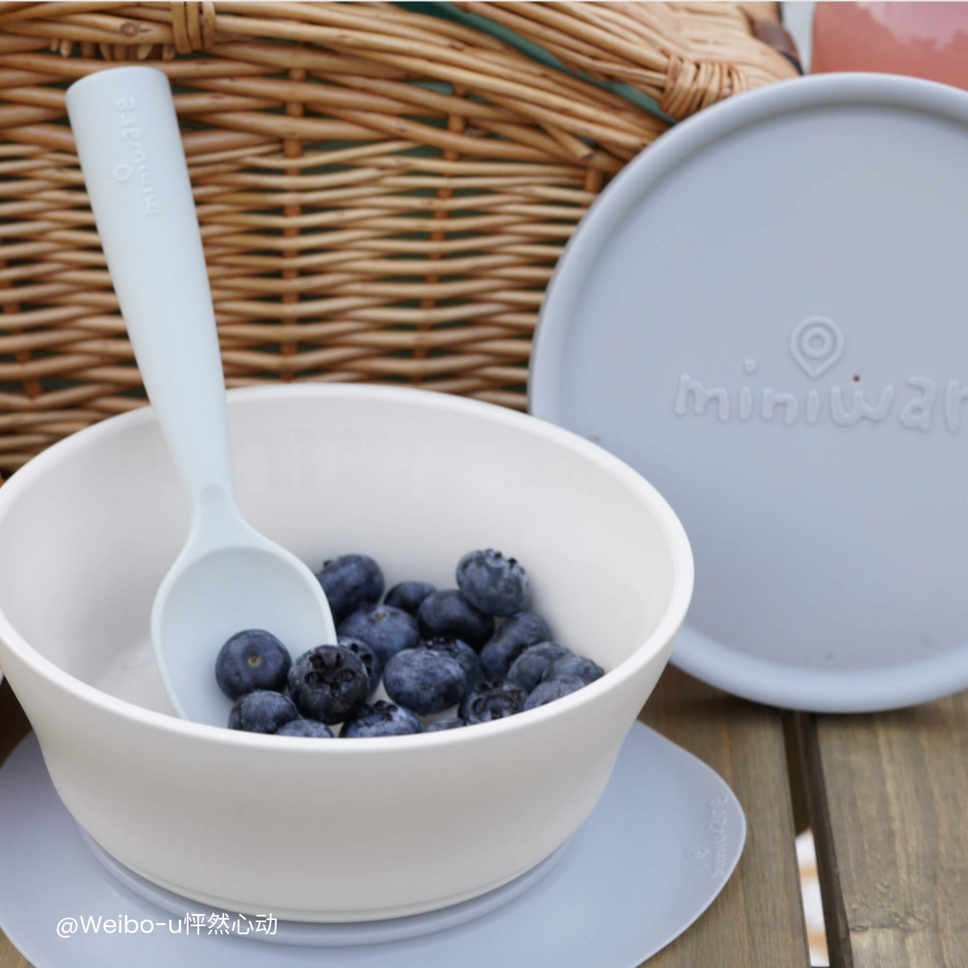 First Bite Set - Grey/Grey