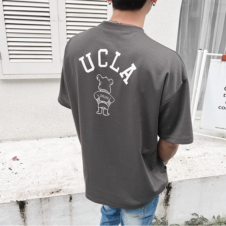 短T UCLA 熊熊 寬鬆