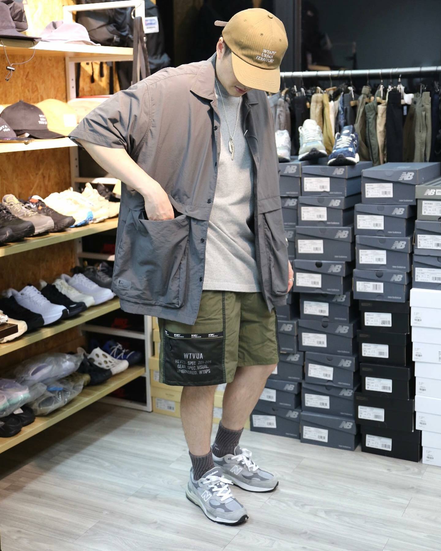 {現貨} 日系機能風工裝鬆身短袖恤衫