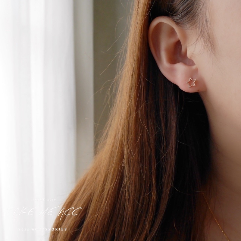 非常實戴的組合/6只一組售｜純銀針耳環