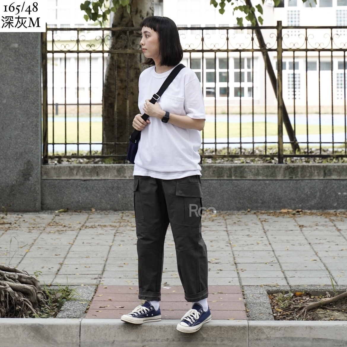 #001 工裝口袋長褲