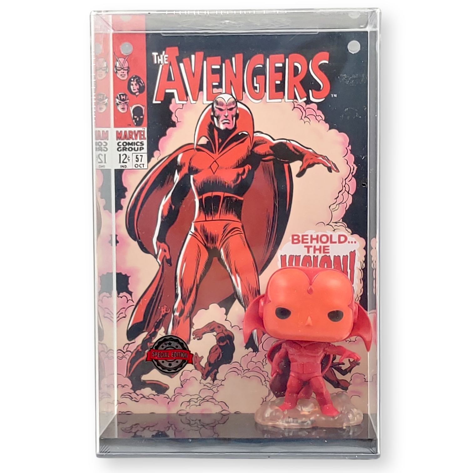 FUNKO POP<溫黛與幻視>幻視(漫畫背景盒)-NO.02