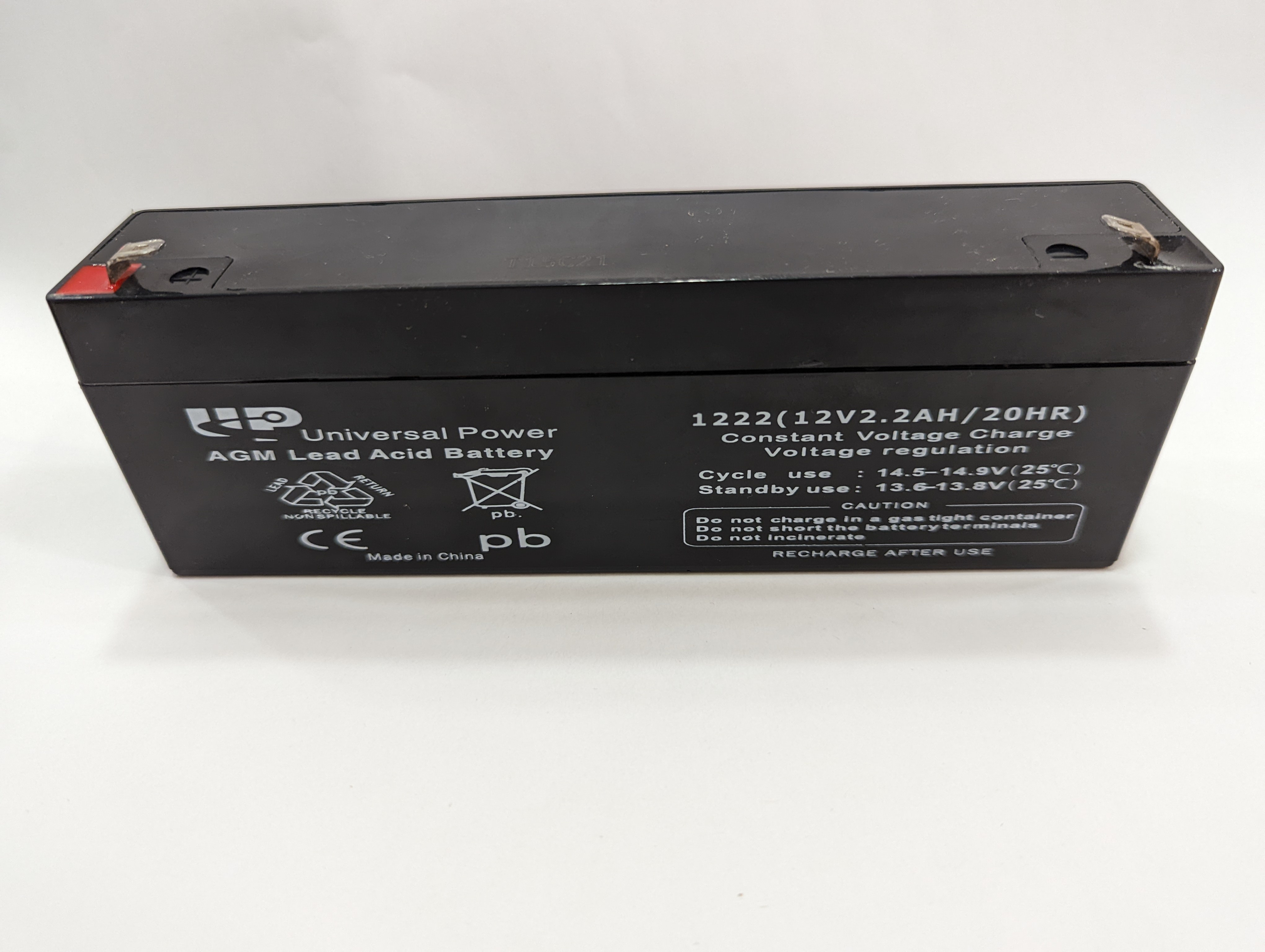 1222 / 1270 / 12120 / 12180 / 12260 / 12450 / 12550 / 12650 UP 電池，鉛酸