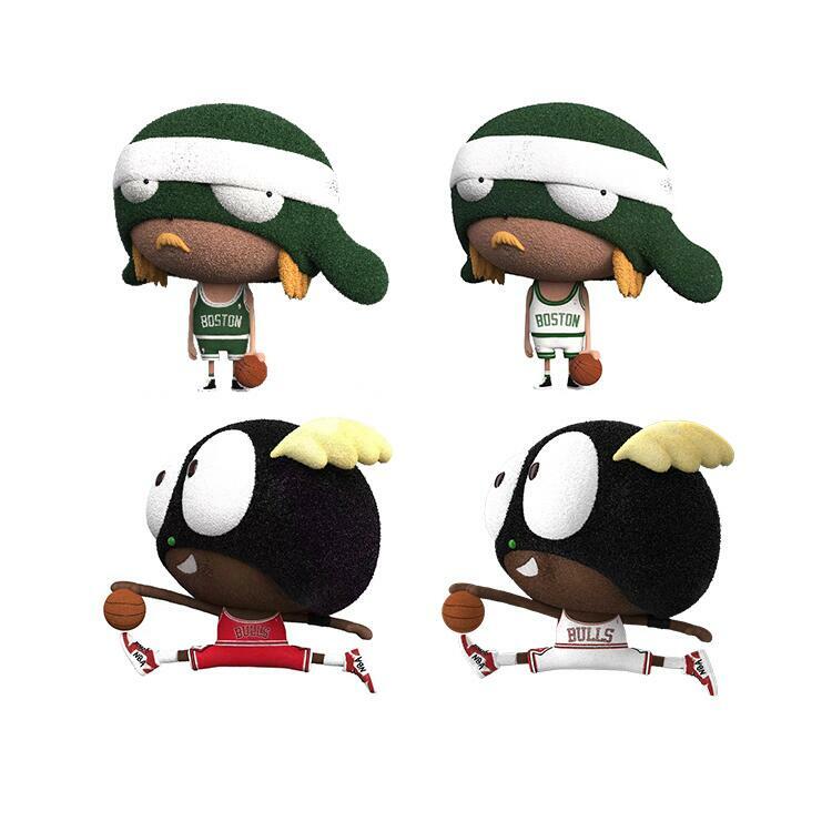 Edgar Plans x NBA 75th x NBA Plush 30cm Bulls Boston Celtics Limited Edition