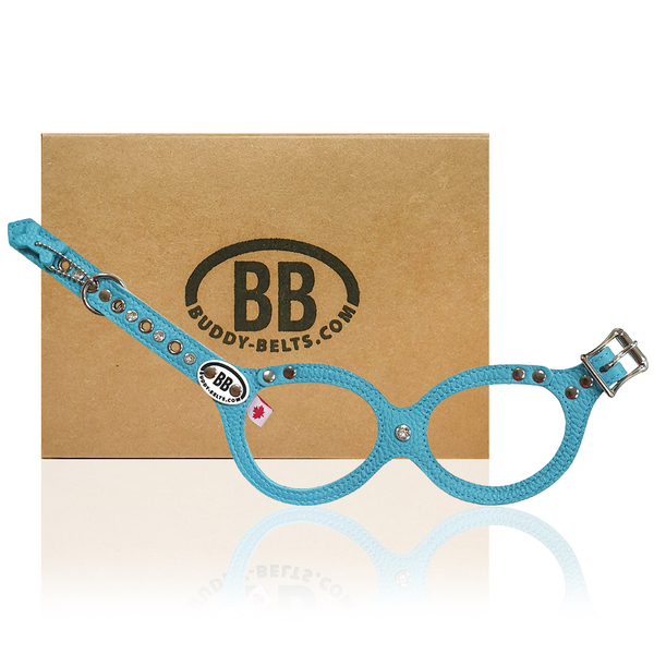 加拿大Buddy Belts 手工真皮胸背帶-藍色-Premium