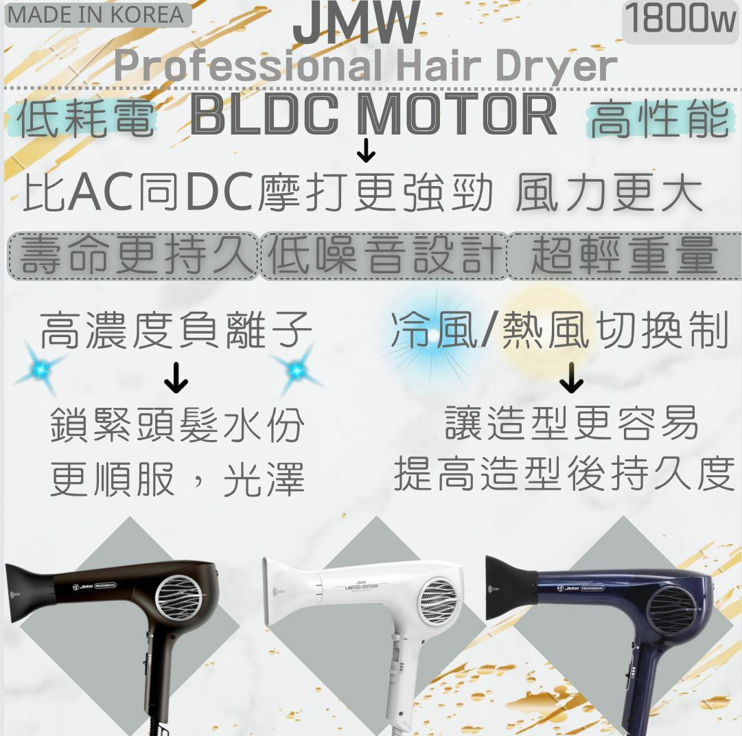JMW Air Storm 風筒 1800w