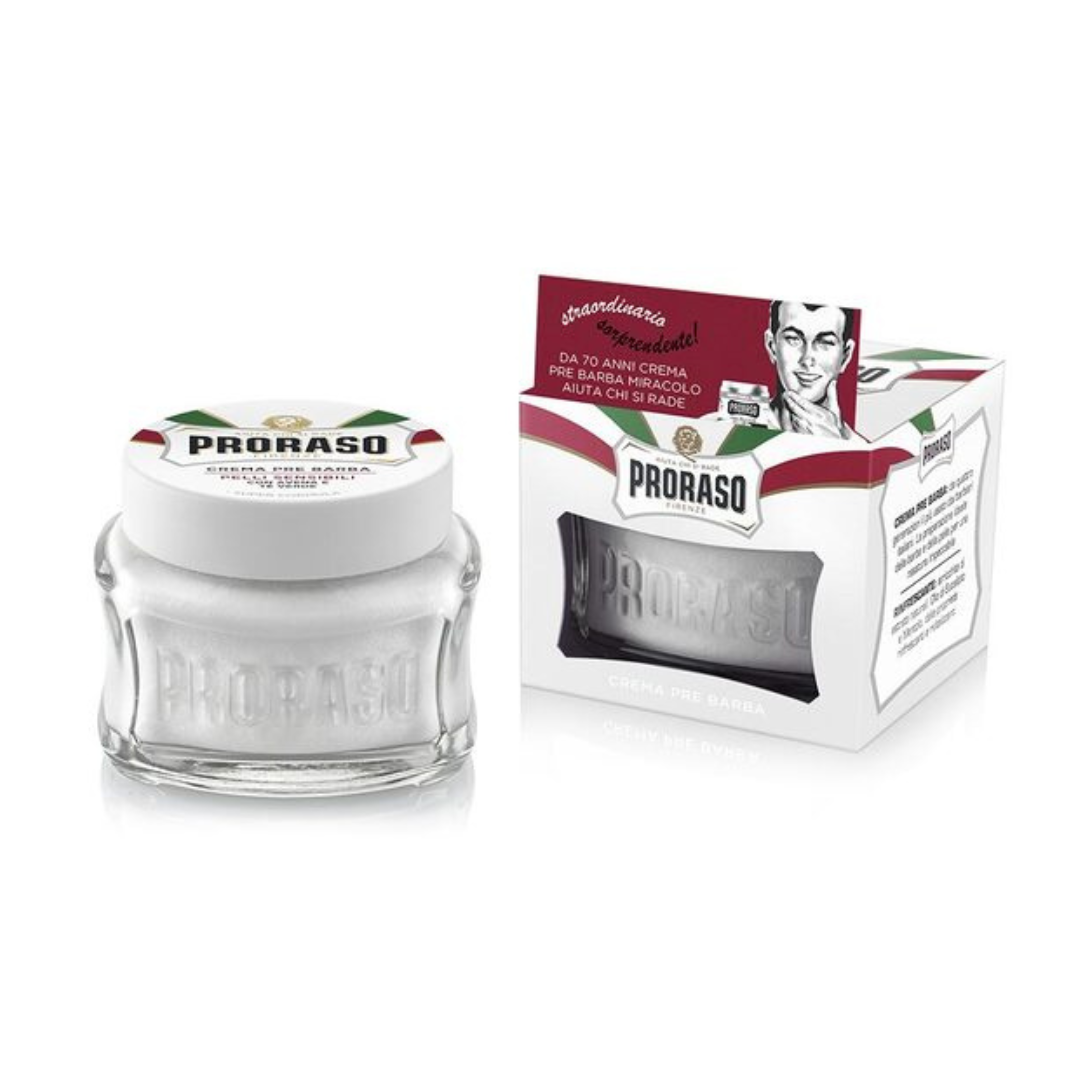 PRORASO Pre Shaving Cream 敏感肌專用鬍前軟化膏 100ml
