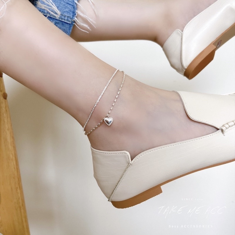 夏天必備的純銀腳鍊｜純銀腳鍊