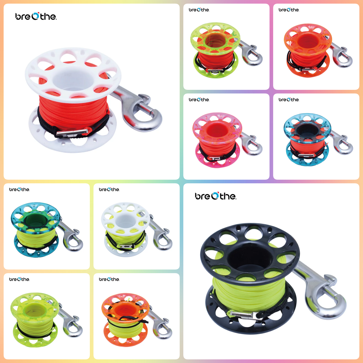 水呼吸breathe 05-B [塑膠] 手輪線軸 30M＠