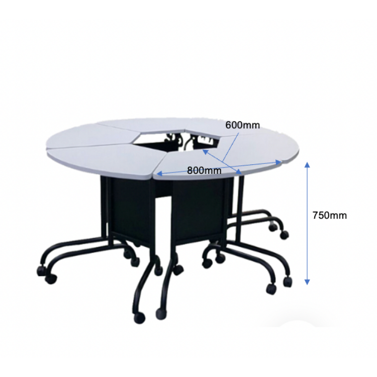 Foldable Trapezium Table I