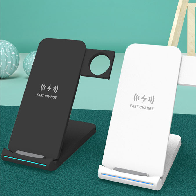 四合一折叠無線充電器
