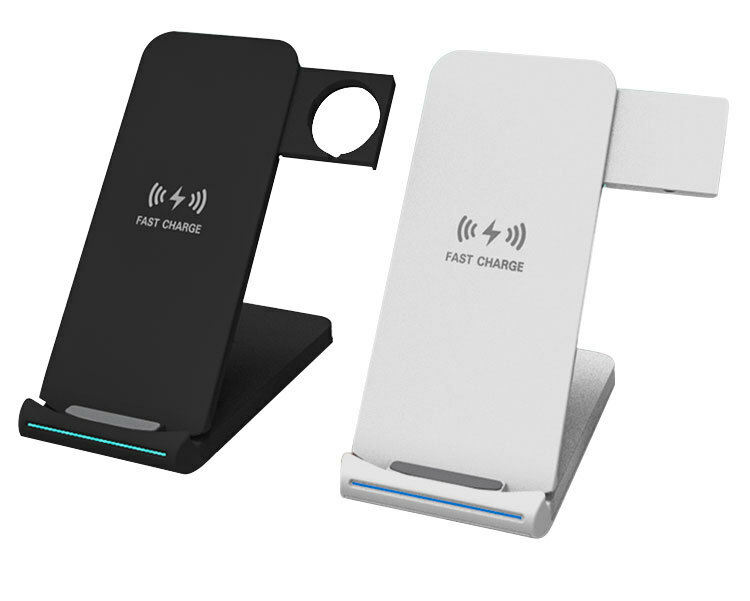 四合一折叠無線充電器