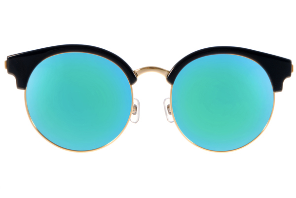 【Go-Getter】GS4005 C03 眉型圓框太陽眼鏡(水銀鏡面)