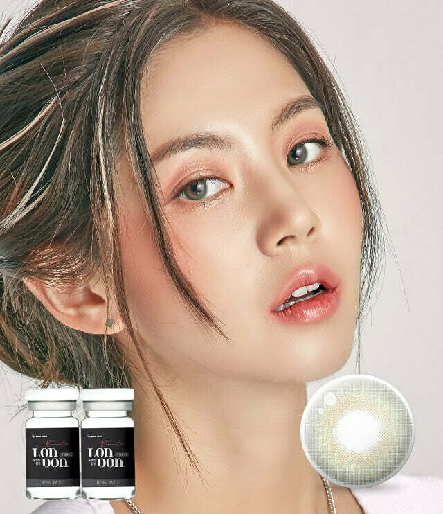 [散光] Lenstown Romantea London Toric半年抛棄散光彩妝隱形眼鏡｜每樽1片 (Olive Green )