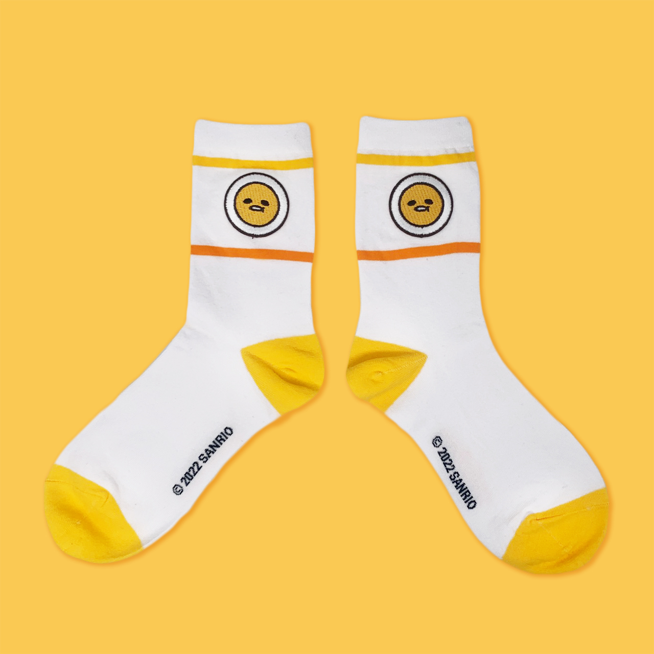 蛋黃哥-運動襪-水煮蛋款-黃