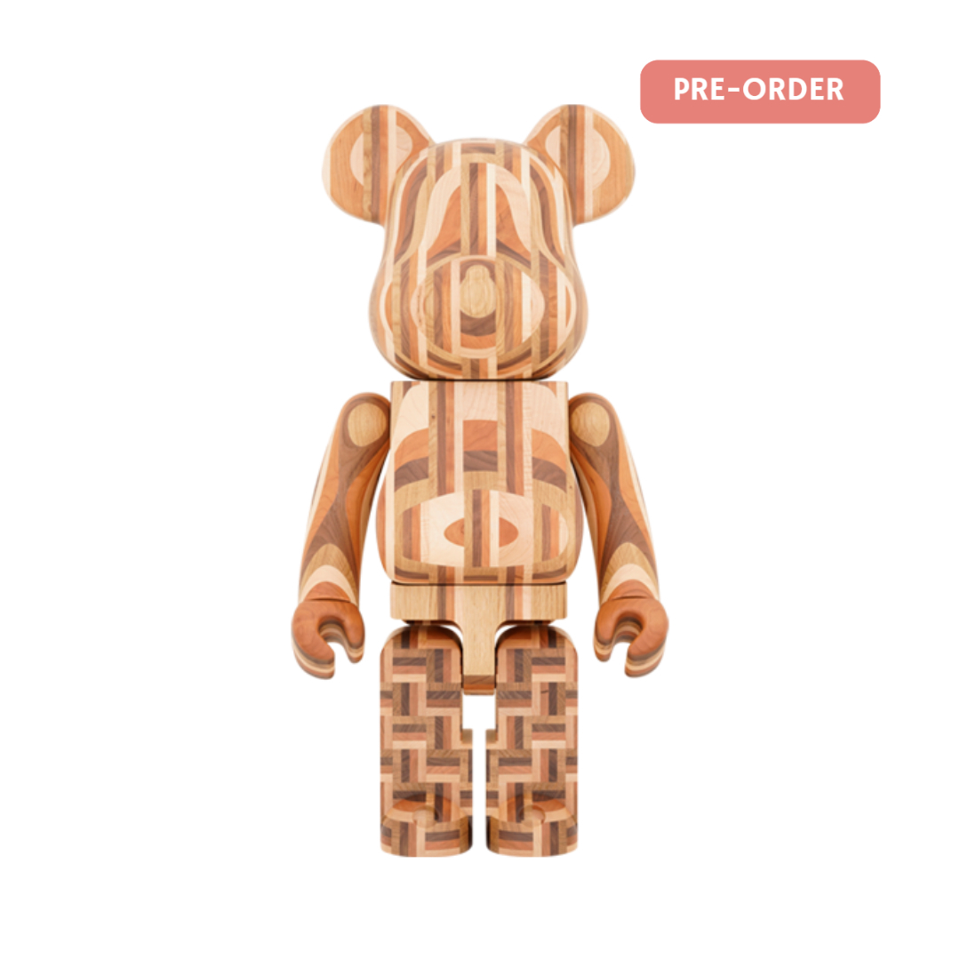 BE@RBRICK カリモク寄木2nd 1000％