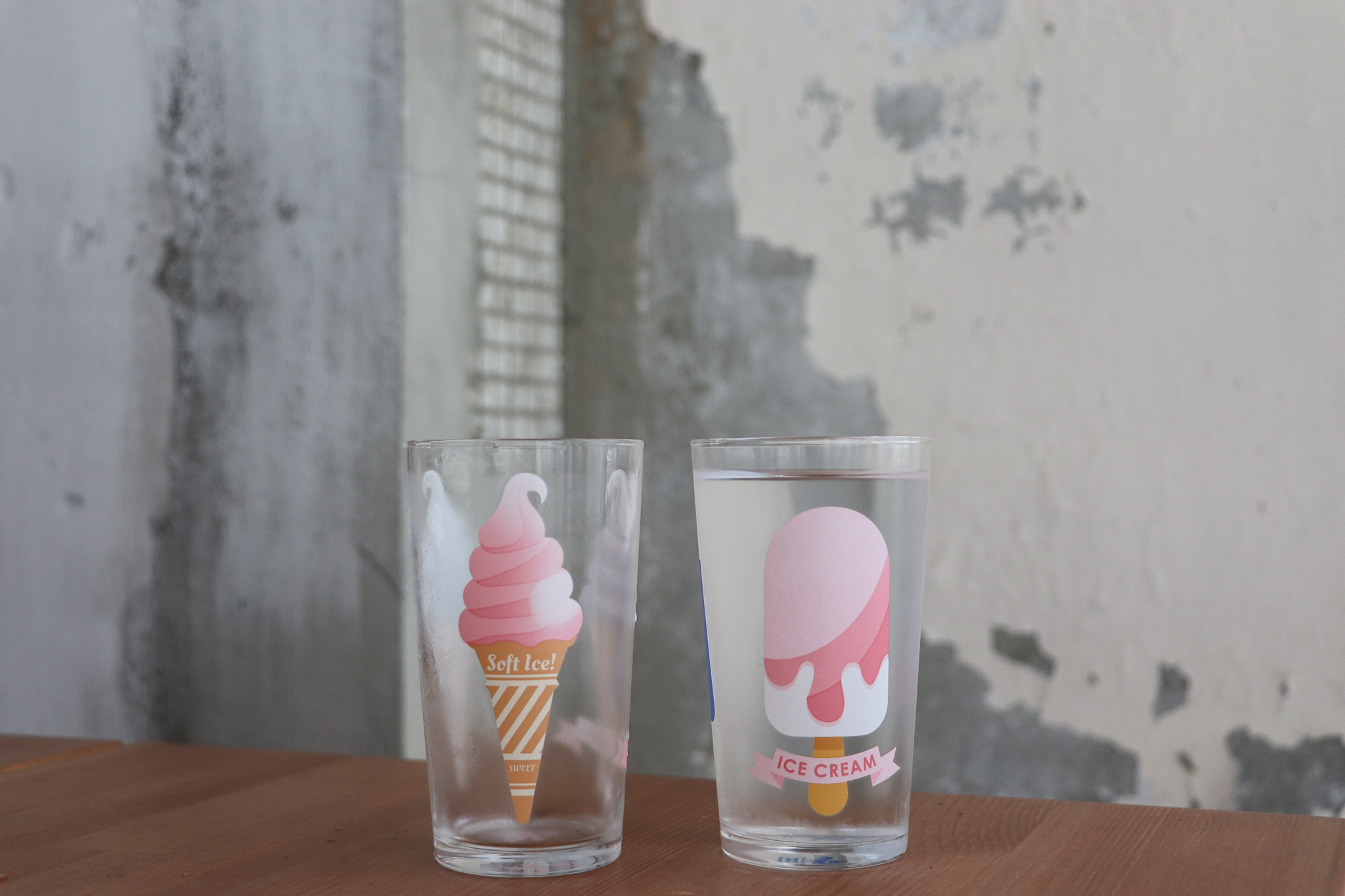 KAKUNI 霜淇淋 冰棒 冷感變色玻璃杯