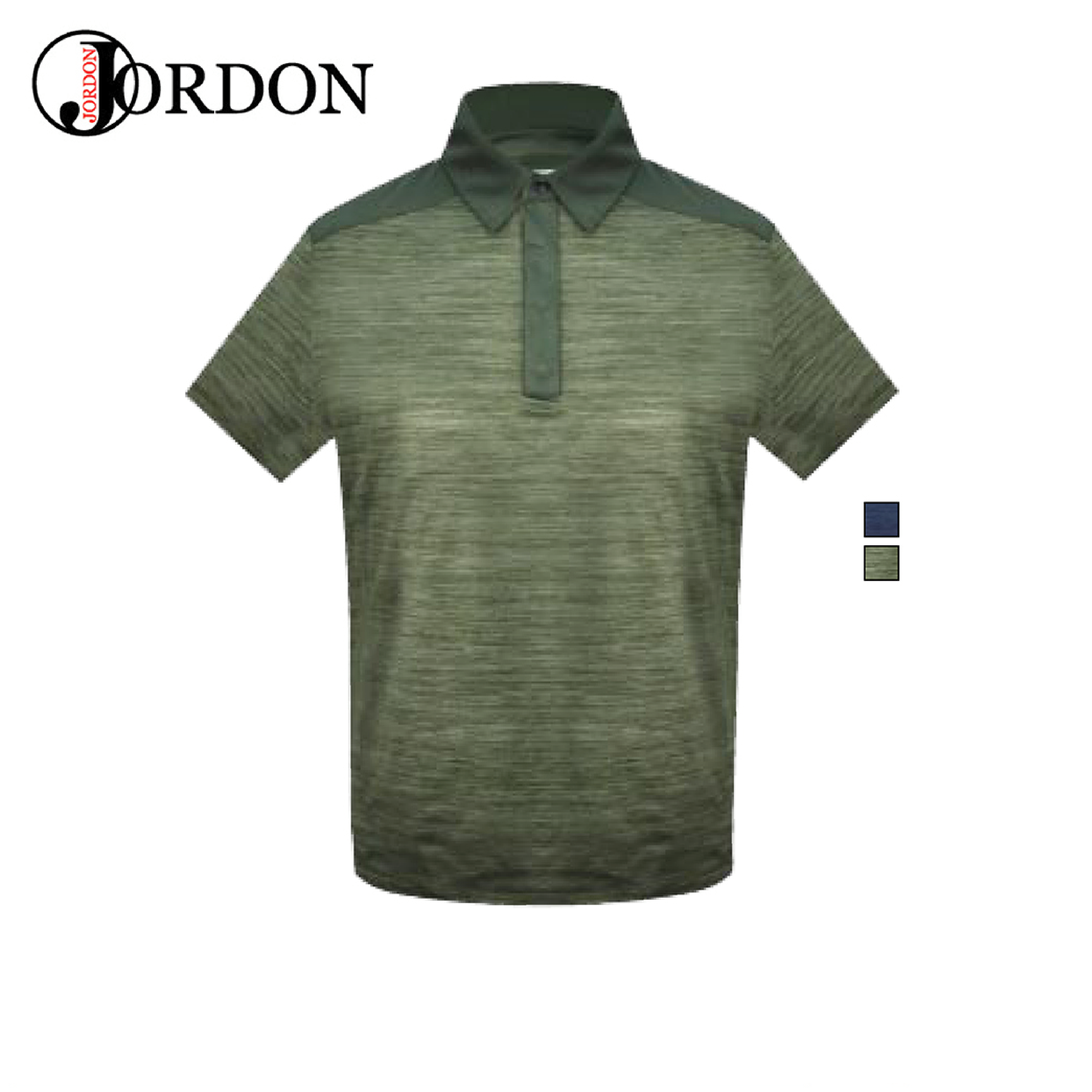 JORDON 橋登 濕排汗運動休閒POLO衫 男款 (綠、丈青) 透氣/排汗快乾/運動/登山/戶外休閒10OM28115