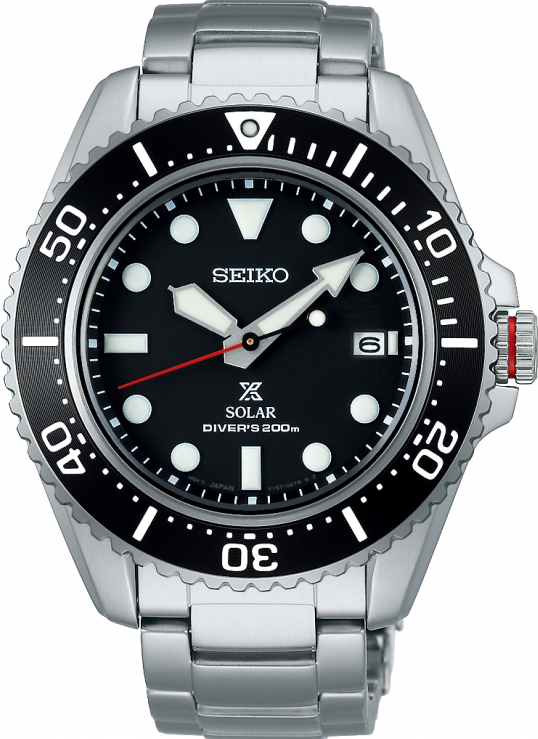 萬年鐘錶 - SEIKO PROSPEX  太陽能潛水錶  SNE589P1 / V157-0DP0D 錶徑42.8MM