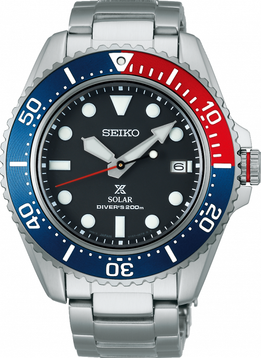 萬年鐘錶 - SEIKO PROSPEX  太陽能潛水錶  SNE591P1 / V157-0DP0R  錶徑42.8MM