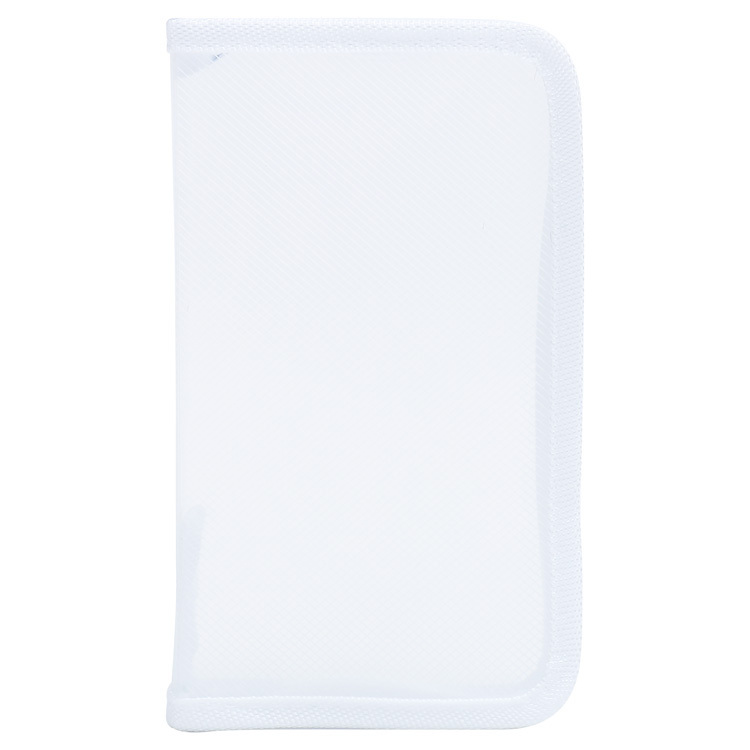 A6拉鏈資料夾/白