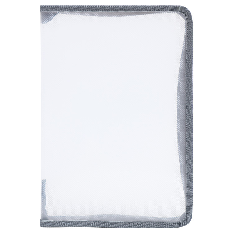 A4拉鏈資料夾/灰