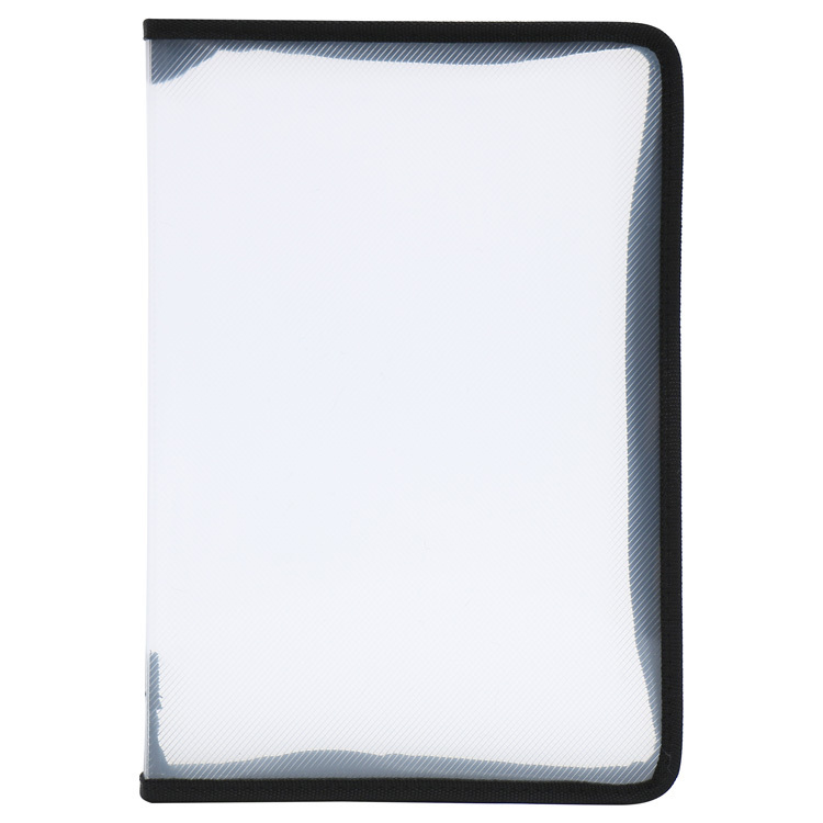 A4拉鏈資料夾/黑