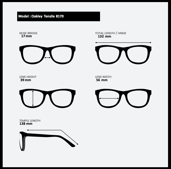 Oakley glasses outlet sizes