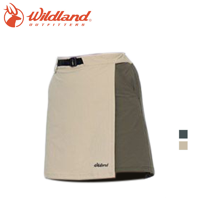 Wildland 荒野 彈性抗UV防潑拼接褲裙 女款 (2色) 登山/露營/出國/休閒/旅遊/健行/露營 20W01343