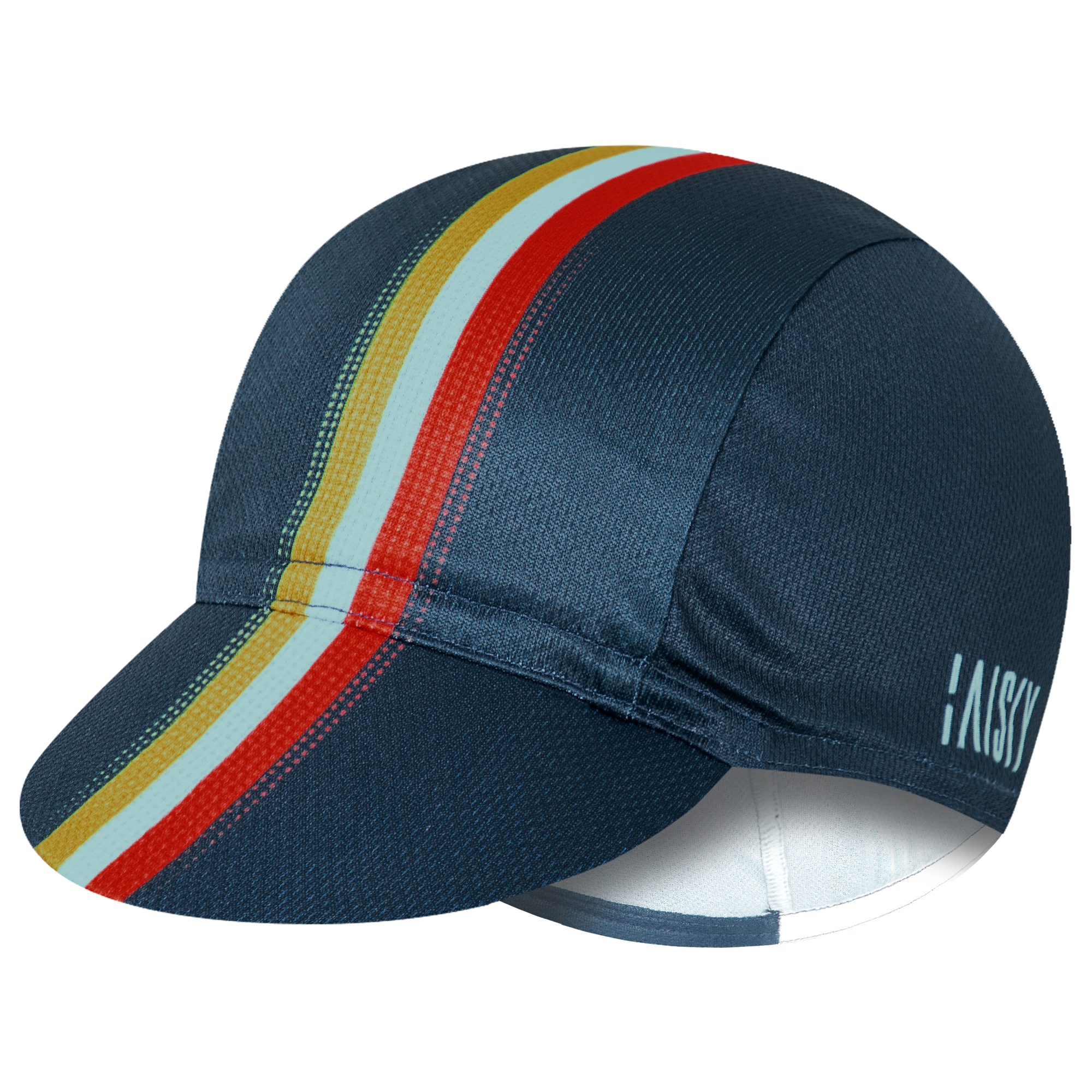 小布帽 平行線 藍