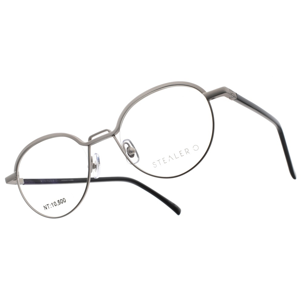 【STEALER】KEEN C03 時尚金屬流線圓框光學眼鏡