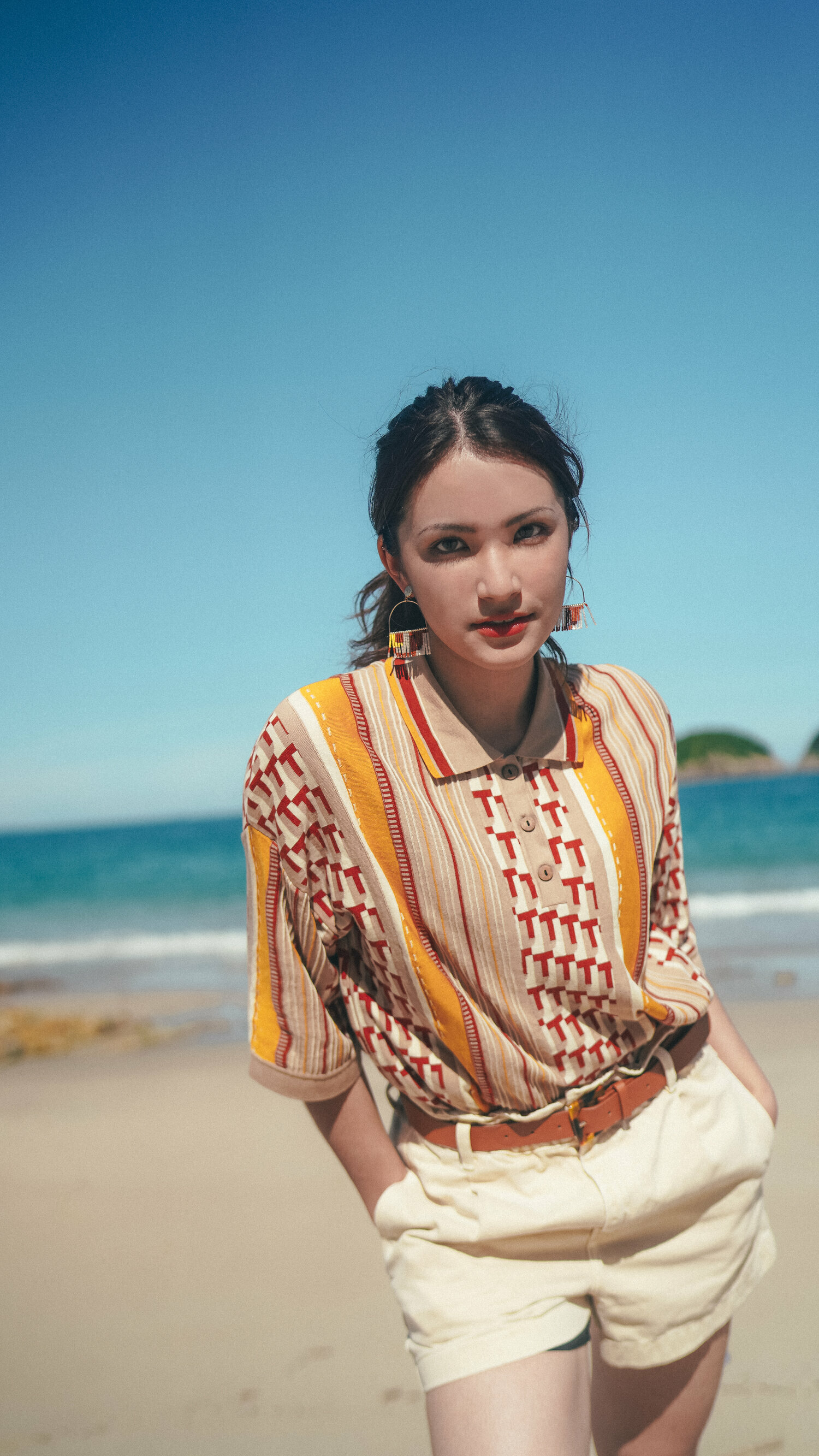 【Just Africa】Unisex 針織Polo衫 - 芥末黃